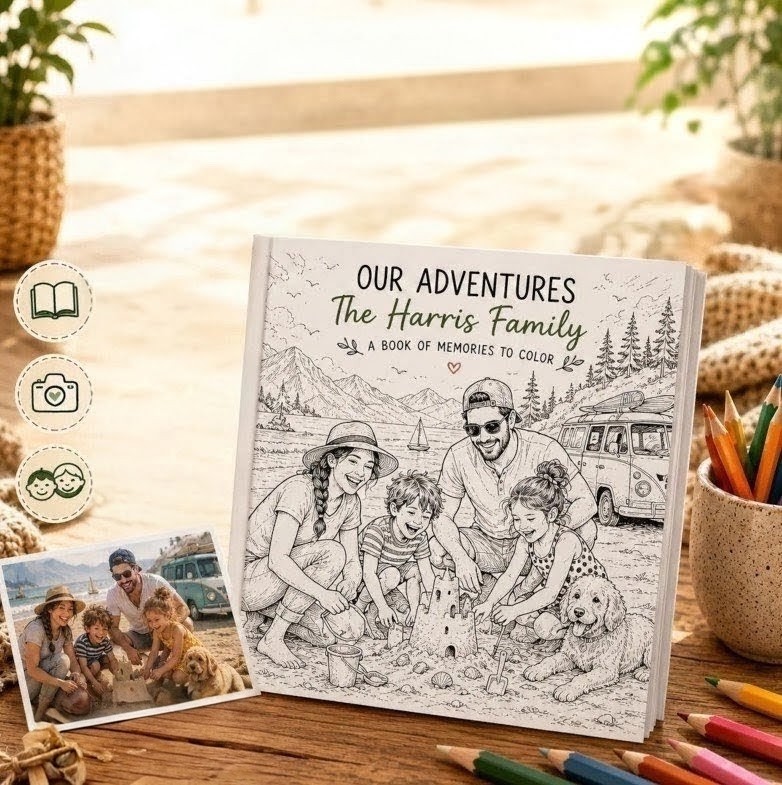 Libro para colorear personalizado