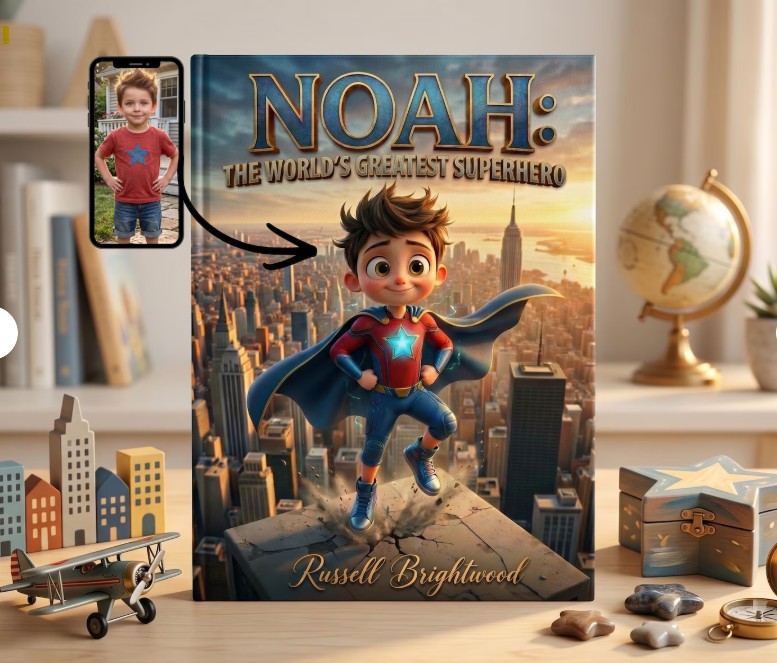 Libro personalizado de superhéroes